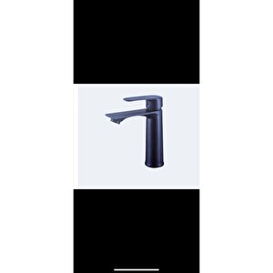 Siyah Lavabo Bataryası Mat Siyah Yüksek Model Lavabo Armatür