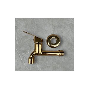 Gold Musluk Wc Musluğu Duvardan Aç Kapa Sistem Gold Musluk