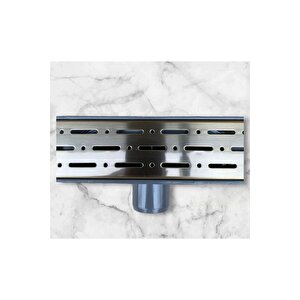 Antik Gold Duş Kanalı Lineer Banyo Duş Süzgeci Mat Gold Pirinç Duş Gideri 50 Cm