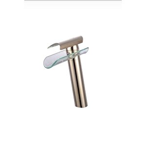 Mat Gold Lavabo Bataryası Çanak Lavabo Musluğu Mat Gold Doğal Akışlı Yüksek Tip Batarya