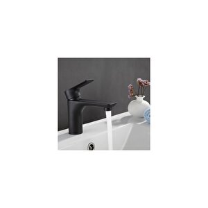 Siyah Lavabo Bataryası Siyah Lavabo Musluğu 5 Yıl Garantili Mat Siyah Armatür