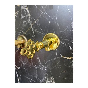 Altın Taharet Musluğu Vintage Taharet Musluk Özel Tasarım Musluk Gold Taharat Musluğu 5 Yıl Garanti