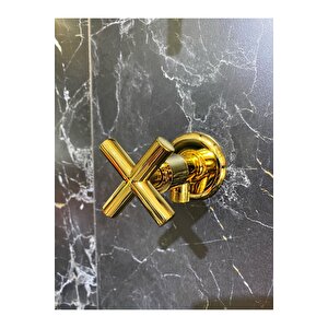 Premium Parlak Gold Taharet Musluğu