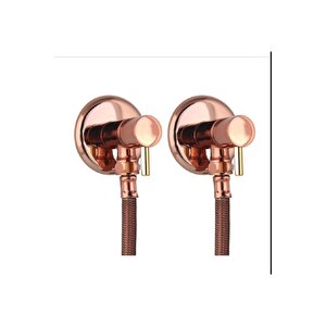 Bronz Taharet Muslukları Bronz Hortumlar Dahil Komple Set Takım Bakır Taharat Muslukları
