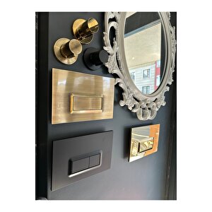 Antik Gold Gömme Rezervuar Antik Gold Taharet Musluğu Valf Komple Set Kumanda Paneli