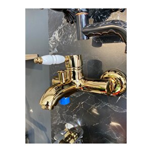 Gold Banyo Bataryası Duş Musluğu