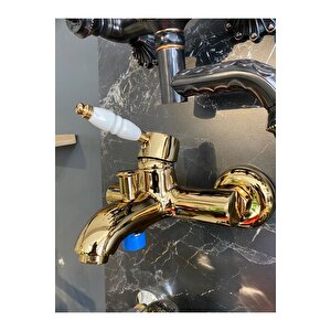 Gold Banyo Bataryası Duş Musluğu