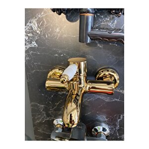 Gold Banyo Bataryası Duş Musluğu