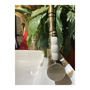 Mat Gold Arıtmalı Mutfak Bataryası Mat Antik Gold Arıtıcılı Musluk Zen Design Armatür