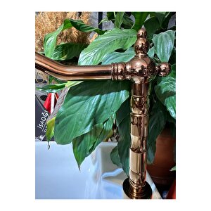 Bronz Mutfak Bataryası Vintage Tasarım Evye Armatür Bakır Zen Design
