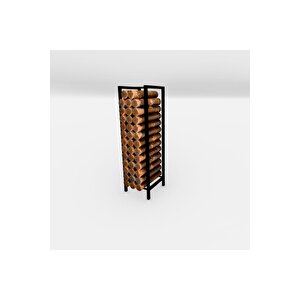 Dzgn Home Şömi̇ne Yani Metal Odunluk -Dekorati̇f Şömi̇ne Odunluğu