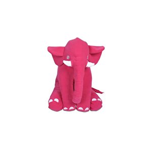 Xl Dev Boy 60 Cm Fil Uyku Arkadaşım Uyku Fili Peluş Yumuşak Fil Oturma Desteği Bebek - Fuşya