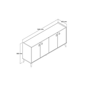 Ferniso Mobilya 165 Cm Konsol Ud