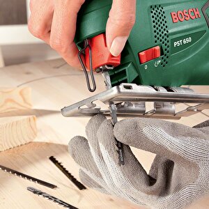 Dekupaj Testere Makinası Dekopaj Testere + Bosch 10 Parça Metal Ahşap Karışık Testere Bıçağı