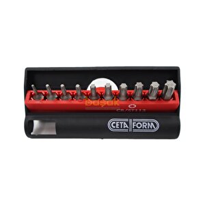 Cb/st113 Deliksiz Torx Bits Uç Takımı + Bits Tutucu 11 Parça