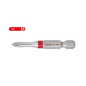 Ph1 X 50 Mm Yıldız Bits Uç Renk Kodlu Cb/491tc