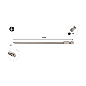 Ph1 X 150 Mm Ekstra Uzun Yıldız Bits Uç Cb/1521