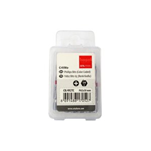 Ph2 X 50 Mm Yıldız Bits Uç Renk Kodlu Cb/492tc