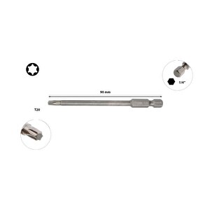 T20 X 90 Mm Torx Bits Uç Uzun Cb/8096