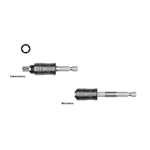 Ceta Form 1/4"  Lokma Adaptörlü Bits Tutucu Bt/01duo