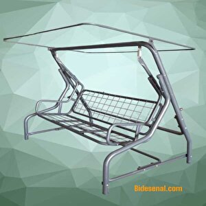 Zümrüt Salıncak 3 Kişilik Bahçe Salıncağı Balkon Salıncak 200 Cm Bs05