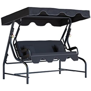 Atlas Salıncak 3 Kişilik Bahçe Salıncağı Balkon Salıncak 200 Cm Bs06