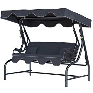 Atlas Salıncak 3 Kişilik Bahçe Salıncağı Balkon Salıncak 200 Cm Bs06