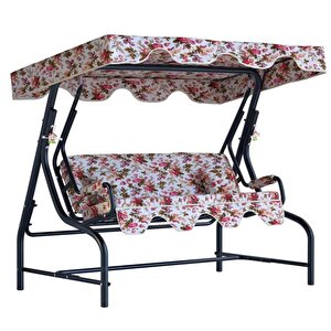 Buket Salıncak 3 Kişilik Bahçe Salıncağı Balkon Salıncak 200 Cm Bs01