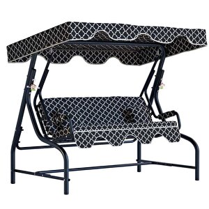 Altay Salıncak 3 Kişilik Bahçe Salıncağı Balkon Salıncak 200 Cm Bs03