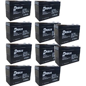 12v 9ah Agm (ups Güç Kaynaği Aküsü) 10'lu Paket