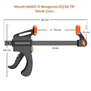 Marelli Handy El Mengenesi - Küçük Ti̇p 28 Cm