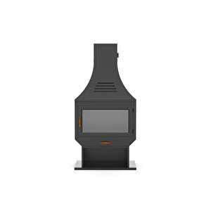 Hot Wall Duvar Tipi Şömine Seramik Camlı