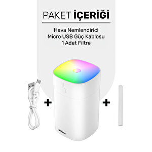 Npo Ihome Npd09b Rgb Renkli Aromaterapi Difüzör Ve Ultrasonik Hava Nemlendirici buhar makinesi