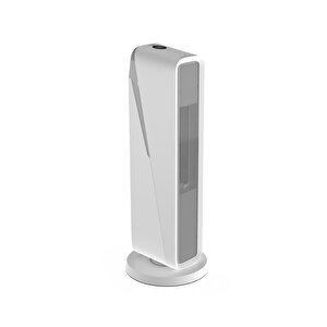 Akıllı Elektrikli Fanlı Turbo Isıtıcı, 2000w Dikey Kule Tipi Soba, Ptc 3 Kademeli Uygulama Wi-fi Uzaktan Kontrol X7440