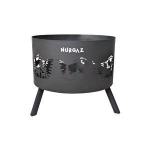 Nurgaz Orman Şömi̇nesi̇ Geyi̇k Desen