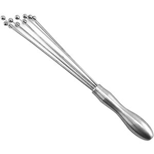 Paslanmaz Çelik Top Krema Yumurta Çırpıcı 30 Cm Boncuk Uçlu Yumurta  Çırpıcı