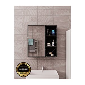 Tek Kapaklı Aynalı Banyo Dolabı Çok Amaçlı Banyo Dolabı