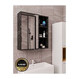 Tek Kapaklı Aynalı Banyo Dolabı Çok Amaçlı Banyo Dolabı