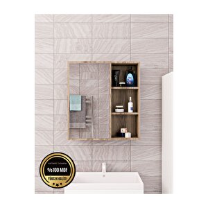 Tek Kapaklı Aynalı Banyo Dolabı Çok Amaçlı Banyo Dolabı