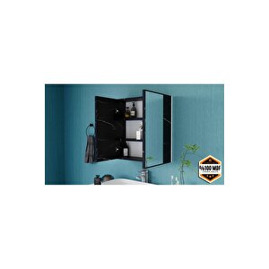 İki Kapaklı Aynalı Banyo Dolabı Çok Amaçlı Banyo Dolabı