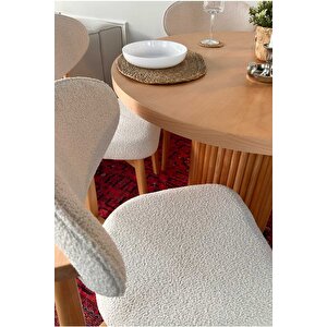 Felix Ahşap Döşemeli Natural Sandalye