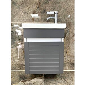 Beta Plus Antrasit Banyo Dolabı Alt Modül 45 Cm