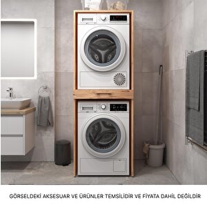 Aqua Bagno Voca Smartbox Çamaşır Ve Kurutma Makinesi Dolabı -çekmeceli,atlantik  Çam -2 Parça Set