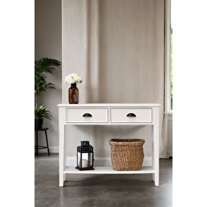 Mirage Beyaz Ahşap Modern Dresuar