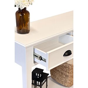 Mirage Beyaz Ahşap Modern Dresuar