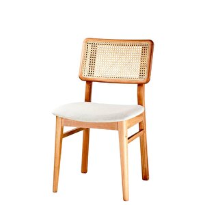 Albert Natural Ahşap Masa Sandalye Takımı 100x100