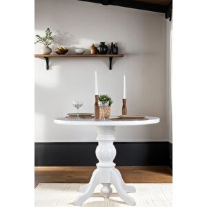 Rosense Natural Ahşap Masa Sandalye Takımı 90x90