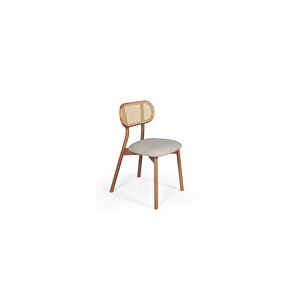 Katre Natural Ahşap Masa Sandalye Takımı 100x100