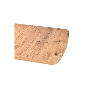 Andre Natural Beyaz Ahşap Dikdörtgen Mirla Beyaz Sandalyeli Açılır Masa Takımı 70x127