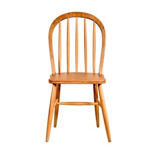 Eliz Natural Ahşap Masa Sandalye Takımı 100x100
